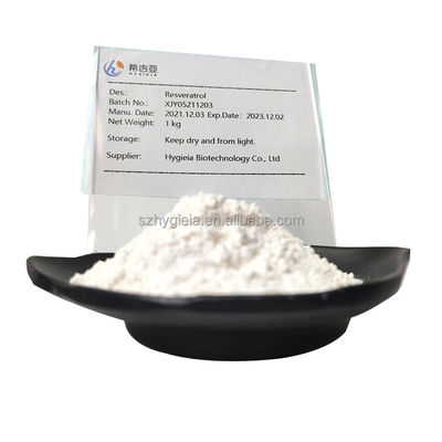 98% Natural Resveratrol White Powder Leaf Within Solvent Extracted Cosmetic Grade