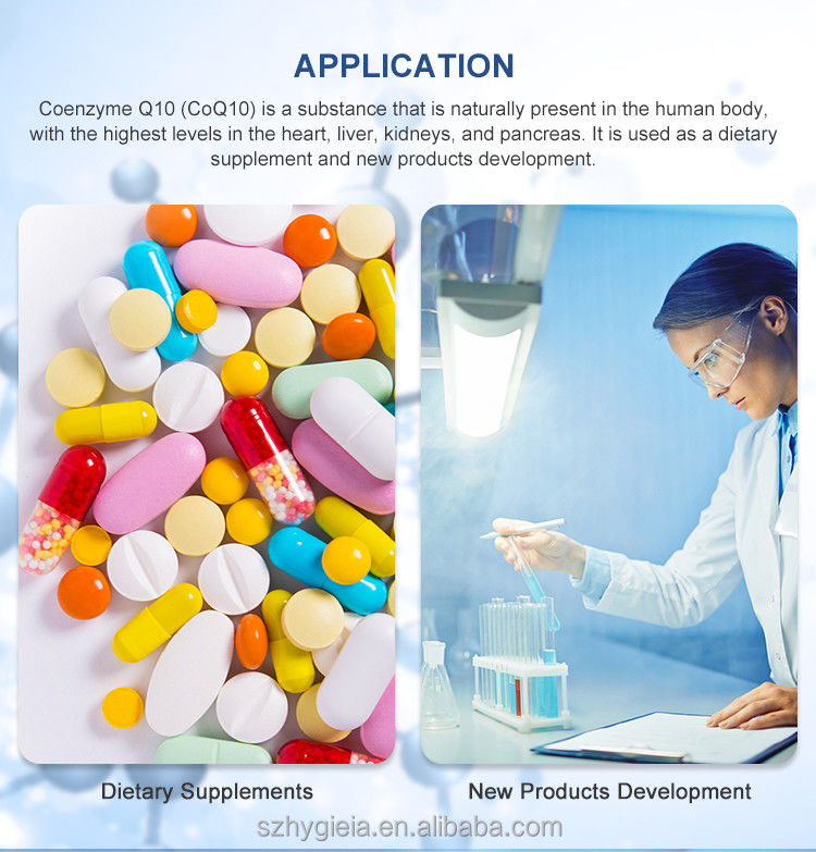 98% Purity Coenzyme Q10 Supplement 303-98-0 Customizable Coenzyme PQQ