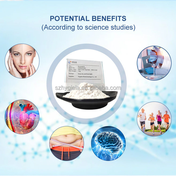 Artificial Planting Trans Pure Resveratrol Powder 98% Boost Your Health