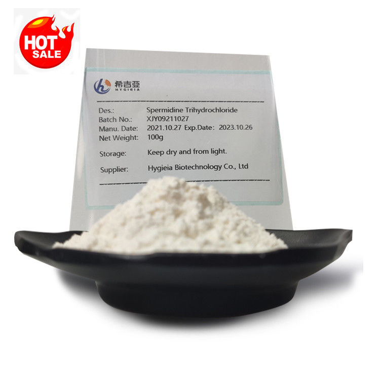 High Purity Spermidine 3HCL White Powder For Spermidine Capsules CAS No 334-50-9