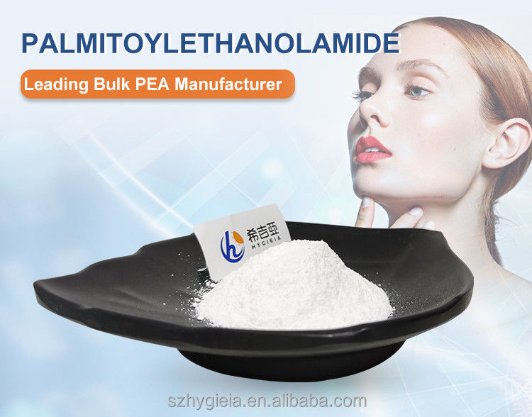 Dietary Supplement 98% Purity Palmitoylethanolamide Powder MF C18H37NO2 CAS 544-31-0