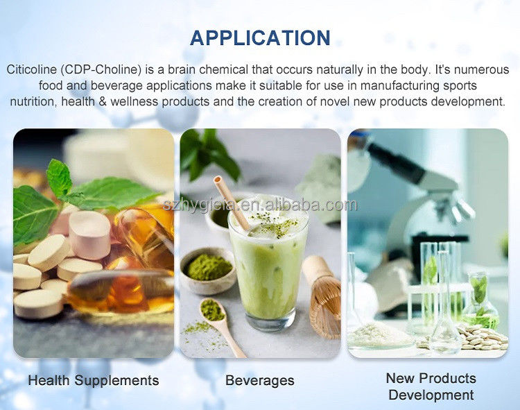 Bulk Citicoline CDP-Choline Raw Material Citicoline Sodium Powder Neuroprotective Agent Free Sample