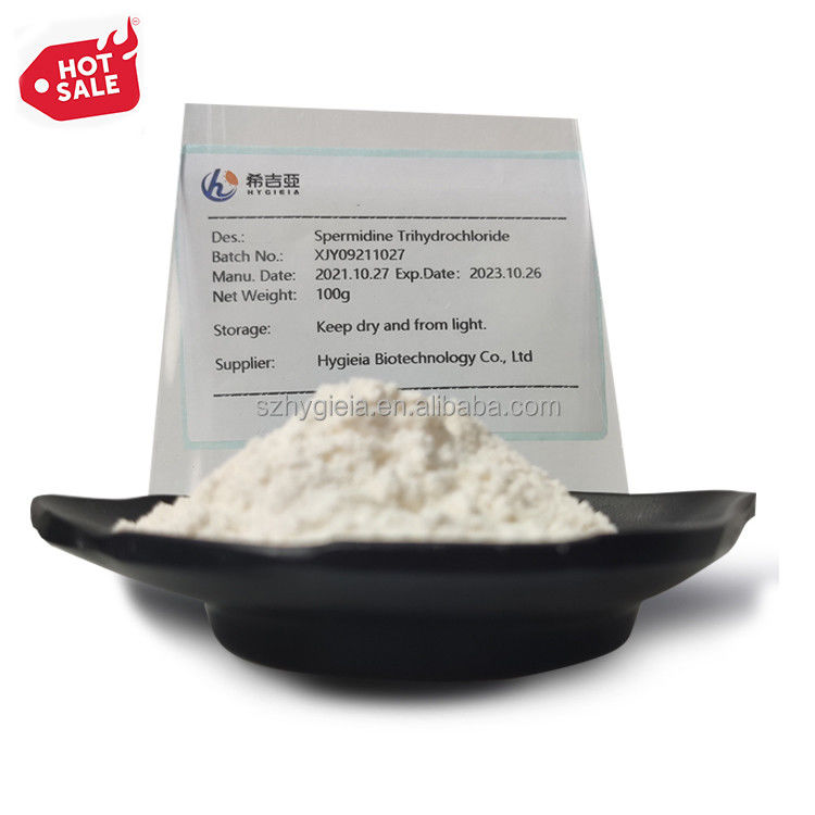 Tested Spermidine Trihydrochloride 98% Bulk Powder Wheat-Germ Extract Spermidine For Capsules